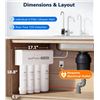 Image 1 : EcoViva Under Sink RO System, Model RO800G, 3:1 Pure to Drain