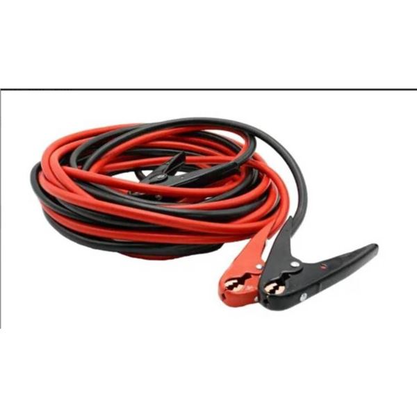 Jumper Cables With Black And Red Parrot Clamps