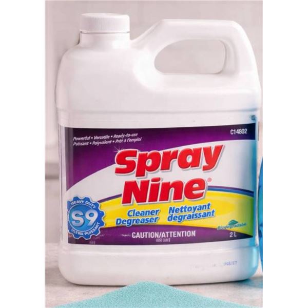 Lot of 3 Spray Nine C14802 Cleaner Degreaser 2L Each