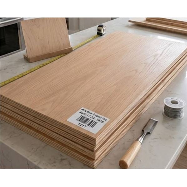 LOT OF 5 Piece of 3/4-Inch Oak Plywood â€“ Approx. Dimensions 2â€[x=#8482