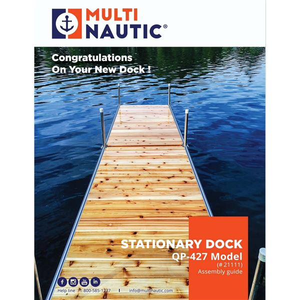 Multi Nautic QP-427 Aluminum Stationary Dock