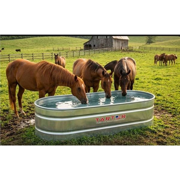 Tarter 8 ft OVAL Galvanized Steel Stock Tank