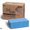 Image 1 : Kruger Food Works Blue Wipers, 150 Ct Box