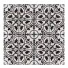 Image 1 : 19 pcs Ceramic Wall Tiles With Black and White Pattern