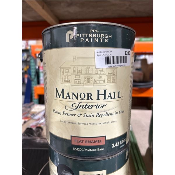 PPG Pittsburgh Paints Manor Hall Paint Lot of 4
