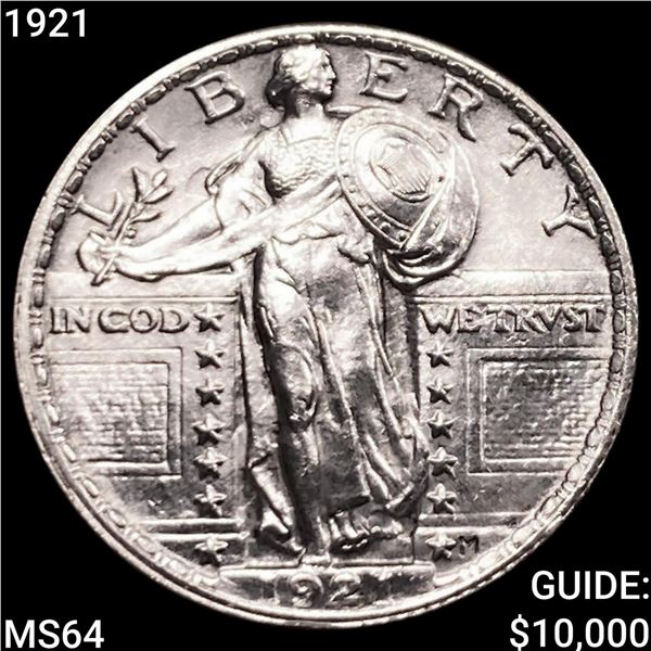 1921 Standing Liberty Quarter CHOICE BU