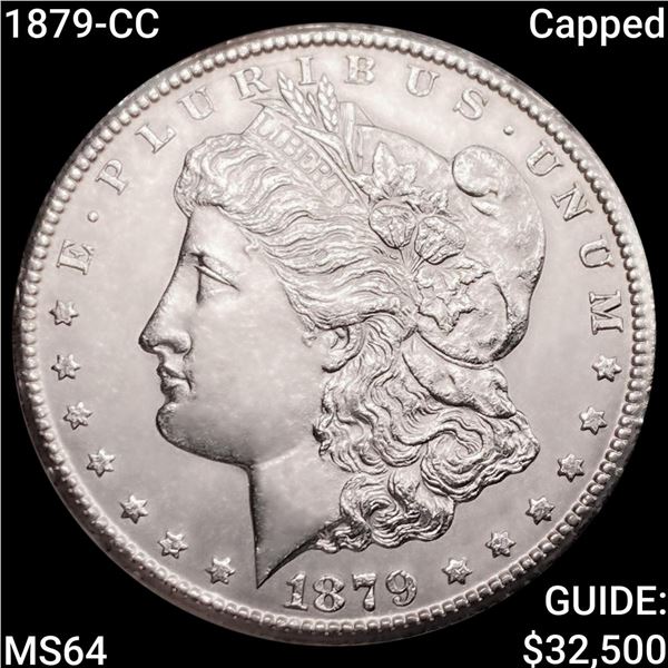 1879-CC Capped Morgan Silver Dollar CHOICE BU
