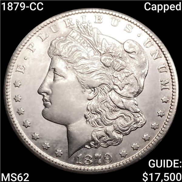 1879-CC Capped Morgan Silver Dollar UNCIRCULATED