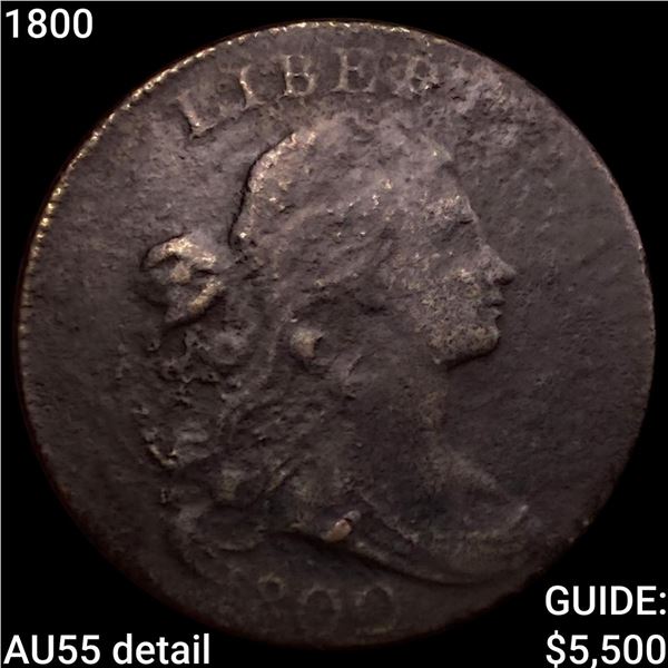 1800 Draped Bust Large Cent HIGH GRADE