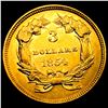 Image 2 : 1854 $3 Gold Piece UNCIRCULATED