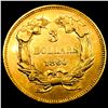 Image 2 : 1860 $3 Gold Piece CHOICE AU+