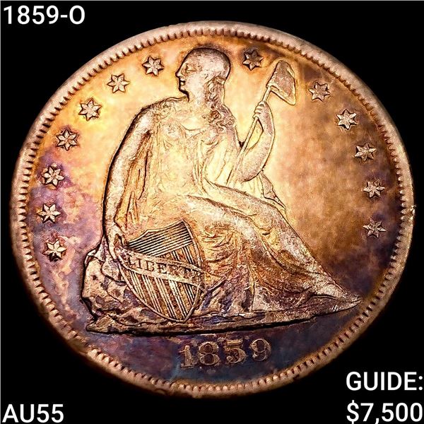 1859-O Seated Liberty Dollar HIGH GRADE