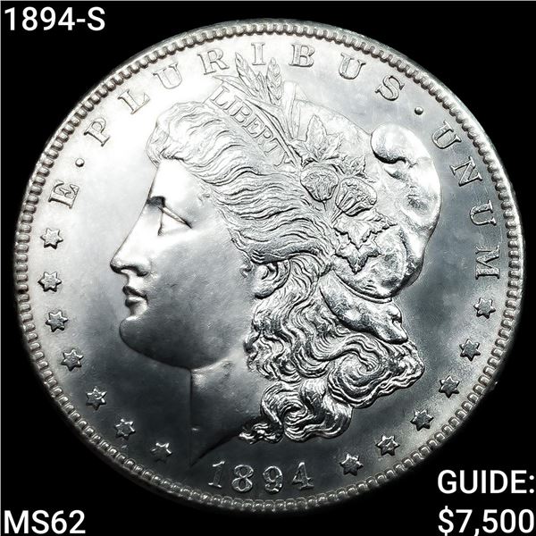 1894-S Morgan Silver Dollar UNCIRCULATED