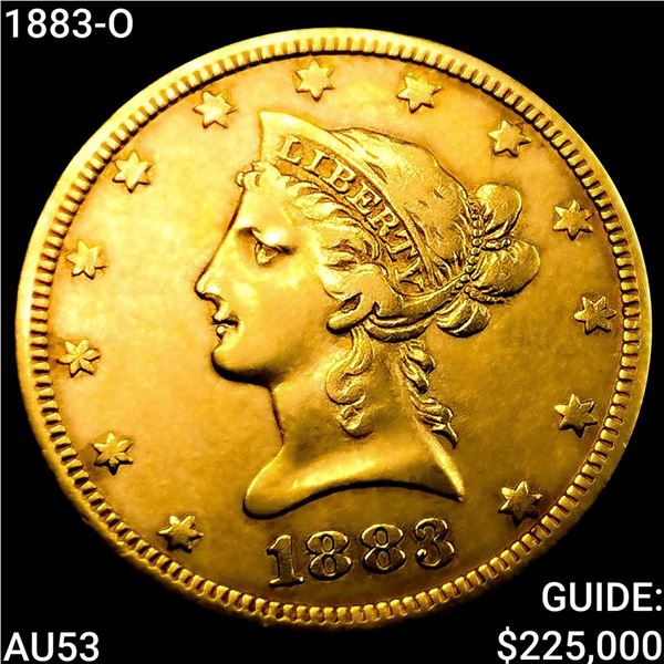 1883-O $10 Gold Eagle CLOSELY UNCIRCULATED