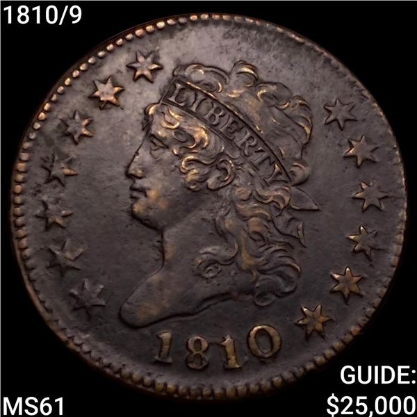 1810/9 Classic Head Large Cent UNCIRCULATED