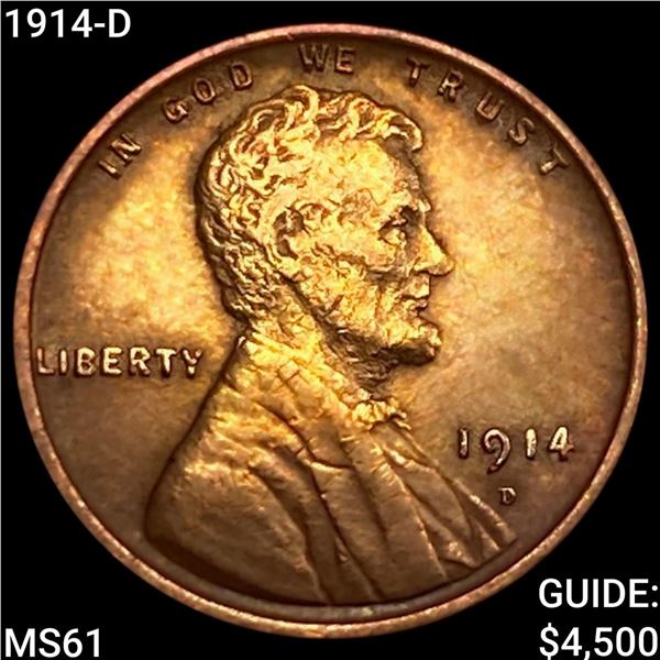 1914-D Wheat Cent UNCIRCULATED