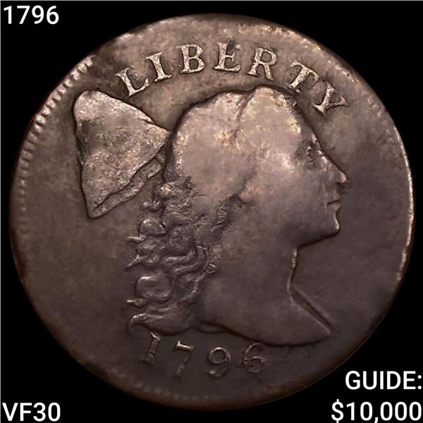 1796 Liberty Cap Large Cent LIGHTLY CIRCULATED