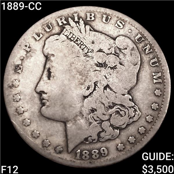1889-CC Morgan Silver Dollar NICELY CIRCULATED