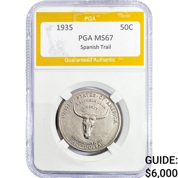 1935 Spanish Trail Half Dollar PGA MS67