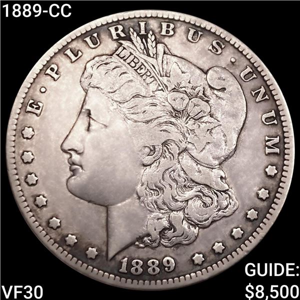 1889-CC Morgan Silver Dollar LIGHTLY CIRCULATED