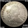 Image 1 : 1798 Lg Eagle Pt 9 Draped Bust Dollar CLOSELY UNCIRCULATED