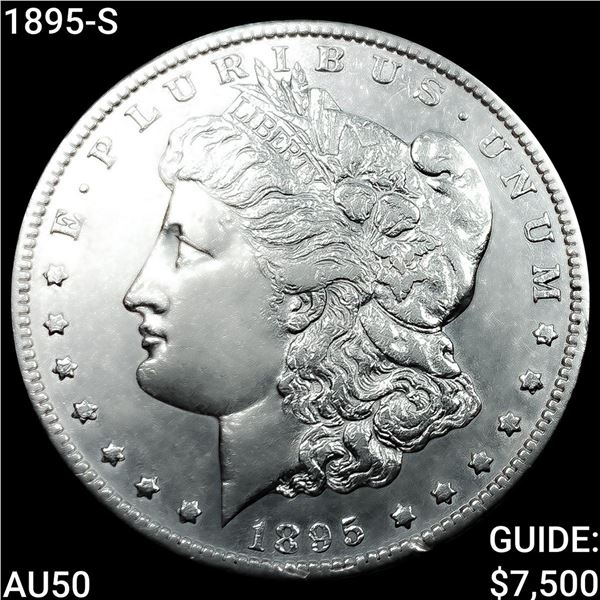 1895-S Morgan Silver Dollar CLOSELY UNCIRCULATED