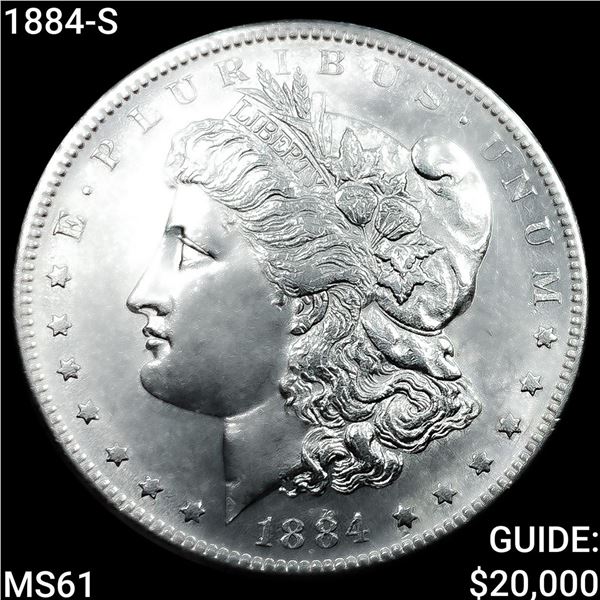 1884-S Morgan Silver Dollar UNCIRCULATED