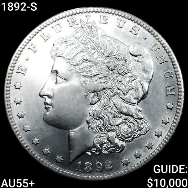 1892-S Morgan Silver Dollar HIGH GRADE+