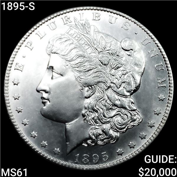 1895-S Morgan Silver Dollar UNCIRCULATED