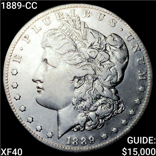 1889-CC Morgan Silver Dollar
