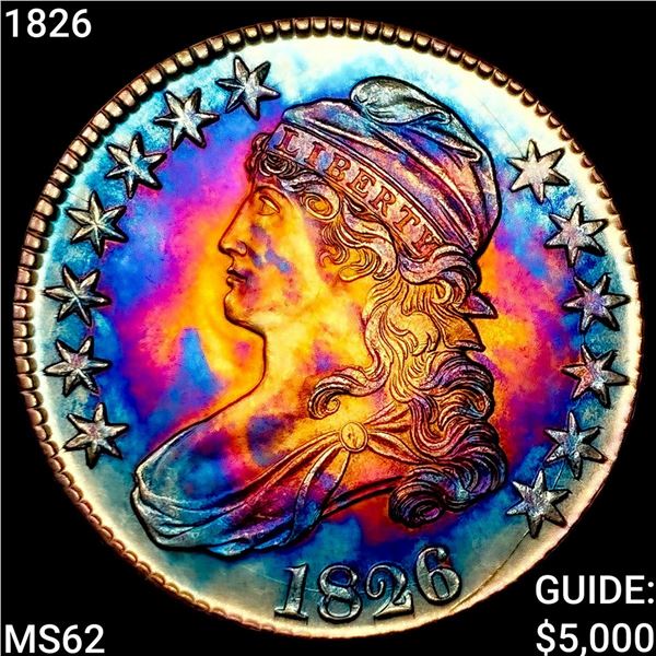 1826 Capped Bust Half Dollar