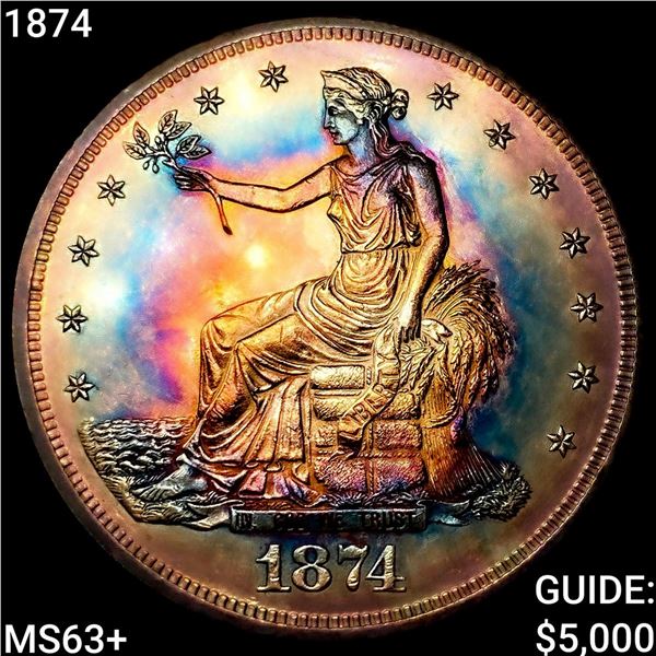 1874 Silver Trade Dollar