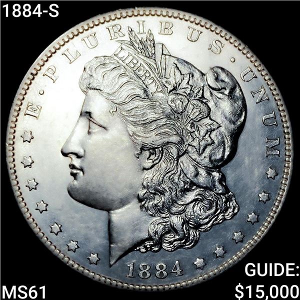 1884-S Morgan Silver Dollar