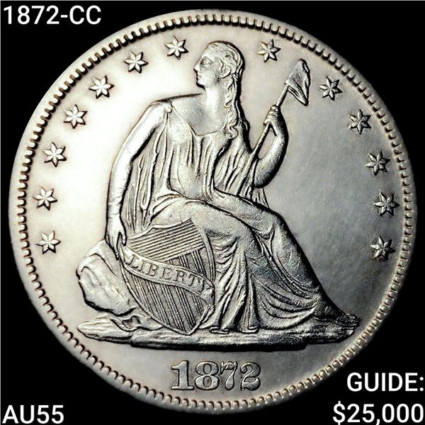 1872-CC Seated Liberty Half Dollar