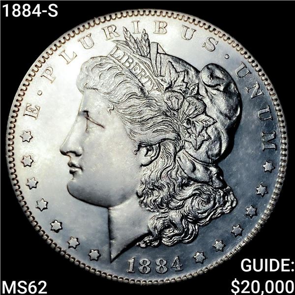 1884-S Morgan Silver Dollar