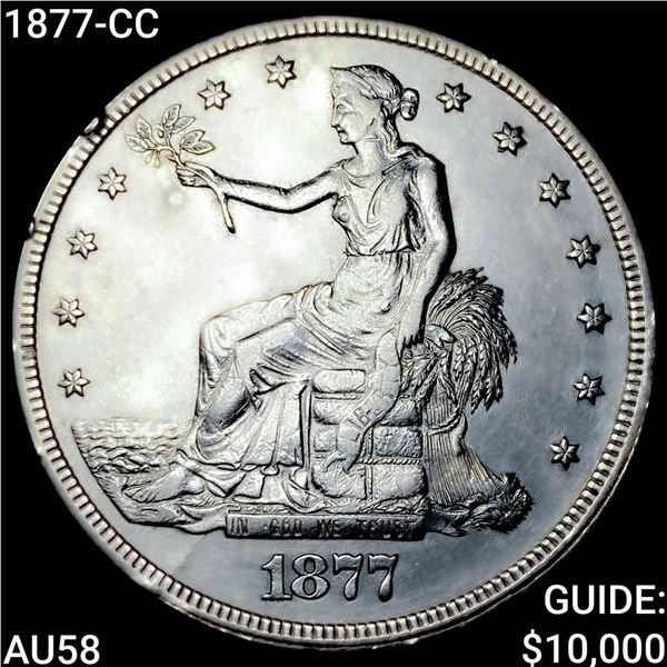 1877-CC Silver Trade Dollar