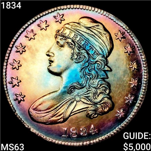 1834 Capped Bust Half Dollar