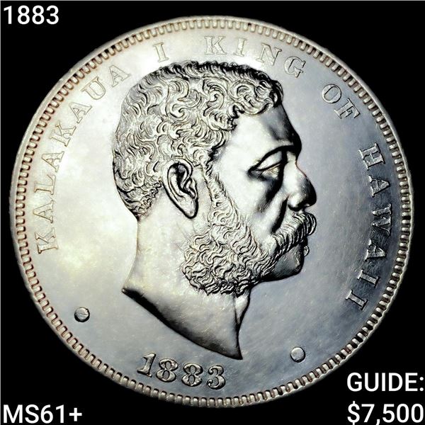 1883 Kingdom of Hawaii Dollar