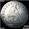 Image 1 : 1863 Seated Liberty Dollar