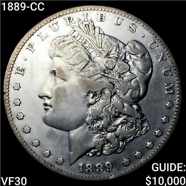 1889-CC Morgan Silver Dollar