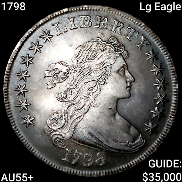 1798 Lg Eagle Draped Bust Dollar