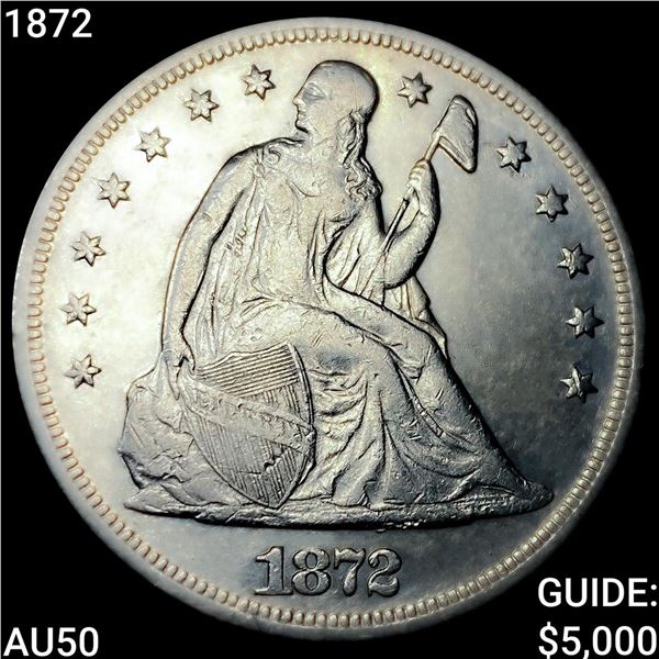 1872 Seated Liberty Dollar