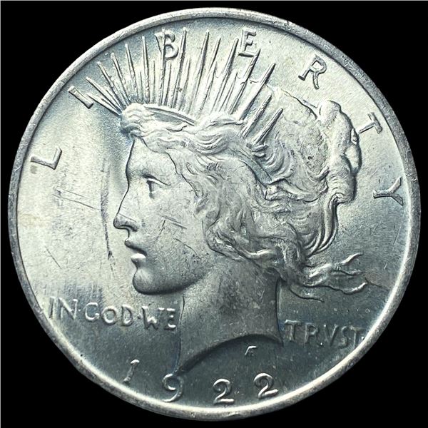 1922 Silver Peace Dollar GEM BU