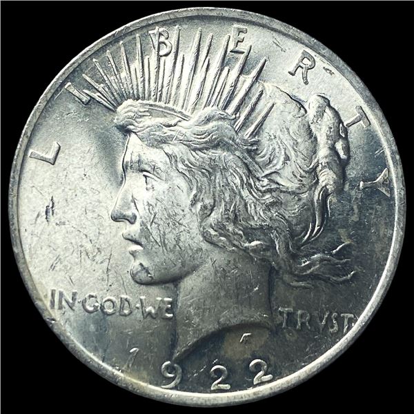 1922 Silver Peace Dollar GEM BU