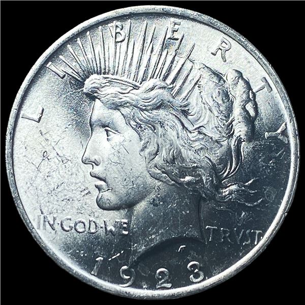 1923 Silver Peace Dollar GEM BU