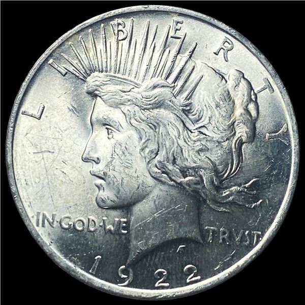 1922 Silver Peace Dollar GEM BU