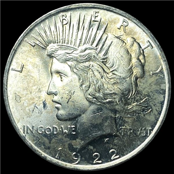 1922 Silver Peace Dollar CHOICE BU