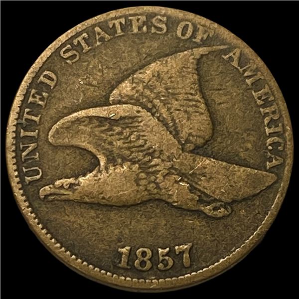 1857 Flying Eagle Cent LIGHTLY CIRCULATED