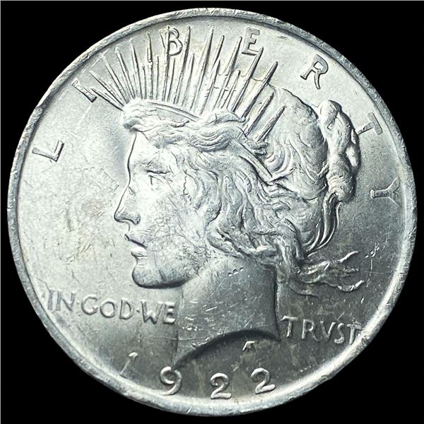 1922 Silver Peace Dollar GEM BU