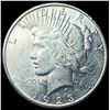 Image 1 : 1923 Silver Peace Dollar UNCIRCULATED